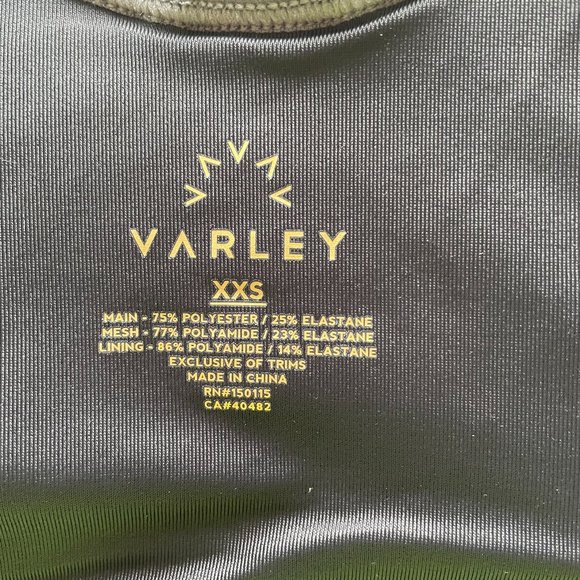 Varley Women's Kellam Sports Bra-   Size : XXS, Color:  Lead - Picture 5 of 7